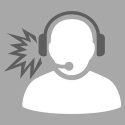 operator message icon vector image