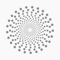 abstract dotted shape design element vector image