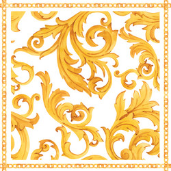 golden baroque rich luxury pattern vector