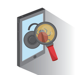 security data and cyber system design vector image