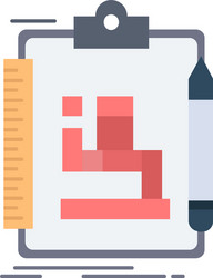 algorithm process scheme work workflow flat color vector image