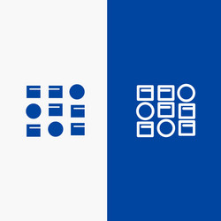 pattern system data science line vector image