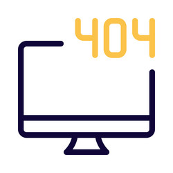 unexpected issue causing desktop system vector image