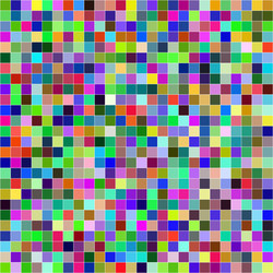 abstract digital colorful pixels seamless pattern vector