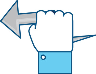 arrow pointer symbol vector image