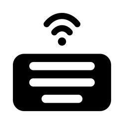 wireless computer keyboard much easier to use vector image