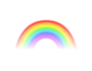 Colorful rainbow arch 3d Royalty Free Vector Image