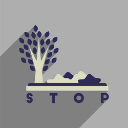 flat web icon with long shadow no environmental vector image