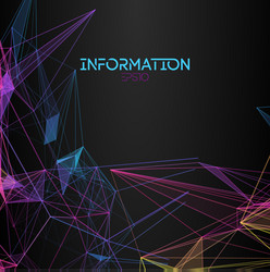 Dynamic Network Data Background vector image