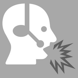 operator message icon vector image
