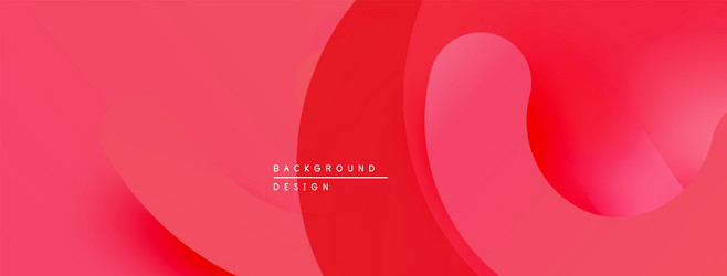 abstract red design overlapping curves create vector image