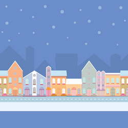 House buildings home seamless background pattern Vector Image