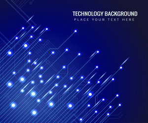 abstract technology background with connecting vector image