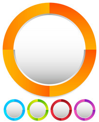 button badge label and tag banner icon empty vector image
