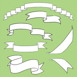 Old ribbon banner Royalty Free Vector Image - VectorStock