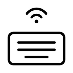 wireless computer keyboard much easier to use vector image