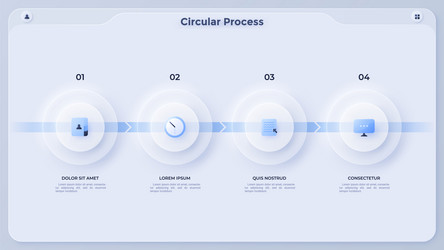 modern infographic template vector