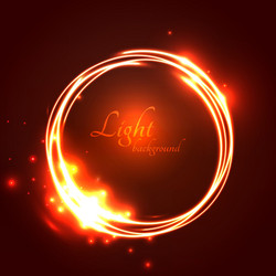 Abstract Glowing Circuit Background vector image