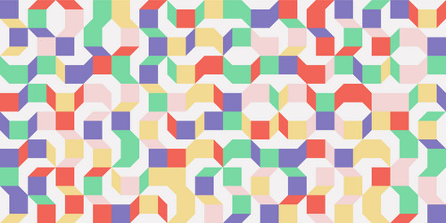 mosaic abstract pattern design vector image