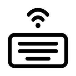 wireless computer keyboard much easier to use vector image