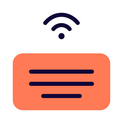 wireless computer keyboard much easier to use vector image