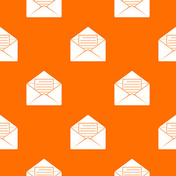 envelope with sheet of paper pattern seamless vector image
