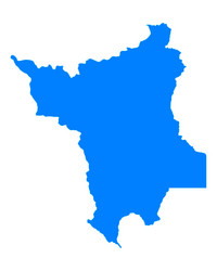 map of roraima vector image