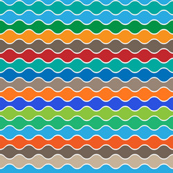 Retro Wave Pattern vector image