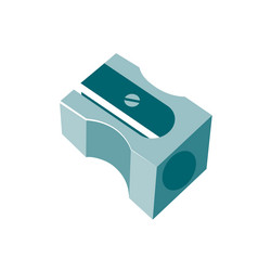 Pencil sharpener isolated on a white background Vector Image