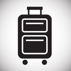 case icon on background for graphic and web design vector image