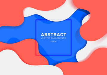 Dynamic Fluid Shapes - Abstract Background vector image