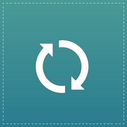 refresh reload rotation loop sign vector image