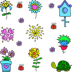 art of object spring vector image