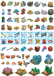 complete set of level button game ui pop-up icon vector image