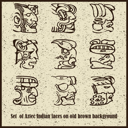 Aztec Heads Vector Images (over 3,500)