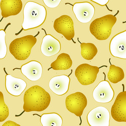 gradient pear pattern vector image