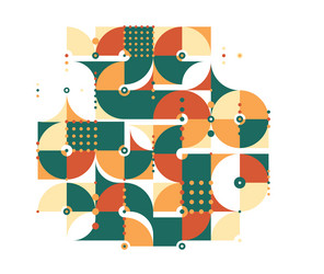 abstract geometric background modular tiling vector image