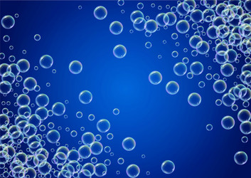 cleaning foam on gradient background vector image