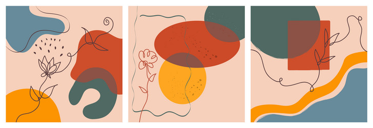 hand drawn various shapes and objects doodle vector image