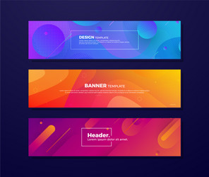 Abstract Fluid Backgrounds - Dynamic & Colorful vector image