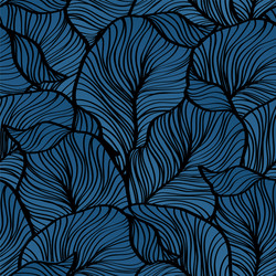 Retro Leaf Pattern vector image