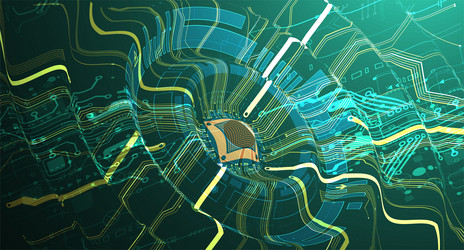 abstract background on technological vector image