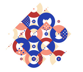 abstract geometric background modular tiling vector image