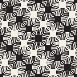 seamless wavy lines pattern repeating vector image