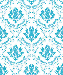 Vintage damask pattern vector