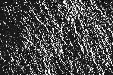 White grainy texture isolated on black background vector