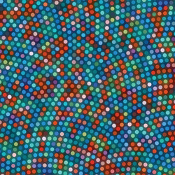Pixel Point Mosaic - Geometric Pattern vector image