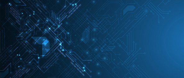 technology data background idea of global vector image