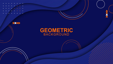 geometric shape background with modern design vector image