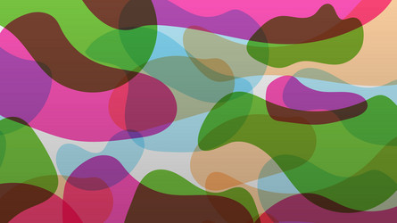abstract fluid shape and lines colorful on white vector image